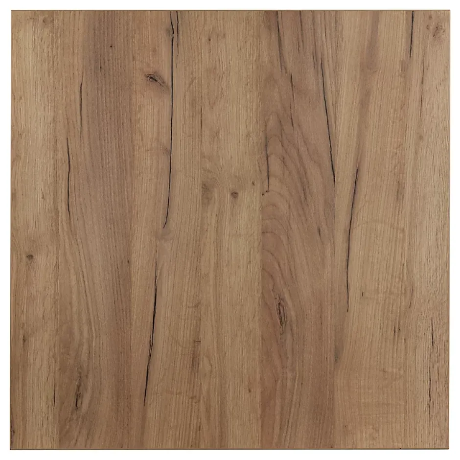 KOLM Plateau laminé chêne craft 90 x 90 cm pour bureau, table, table basse* Plan De Travail Buanderie
