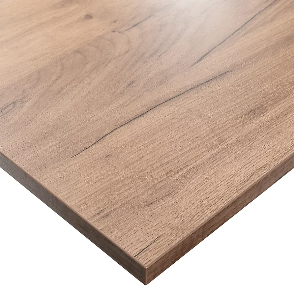 KOLM Plateau laminé chêne craft 120 x 60 cm pour bureau, table, table basse* Plan De Travail Buanderie