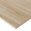 KOLM Plateau laminé chêne sonoma 138 x 80 cm pour bureau, table, table basse