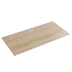 KOLM Plateau laminé chêne sonoma 160 x 80 cm pour bureau, table, table basse