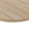 KOLM Plateau laminé chêne sonoma rond, diamètre 68 cm, pour bureau, table, table basse