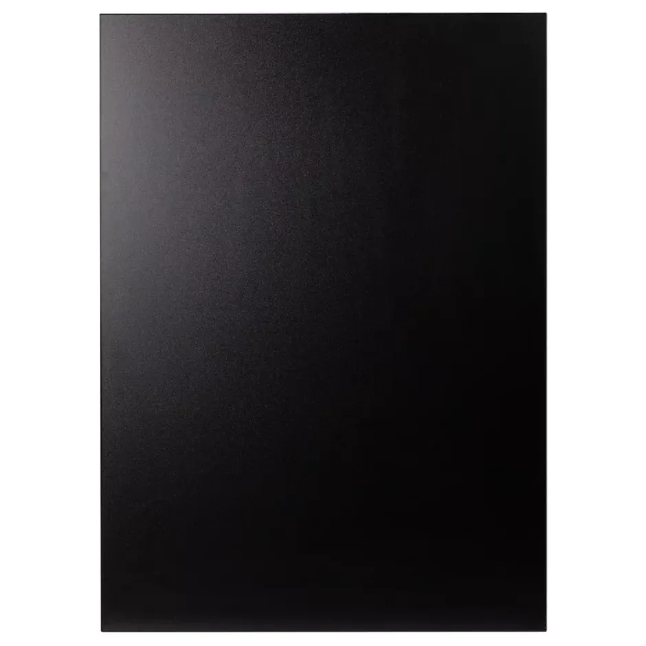 KOLM Plateau laminé noir 120 x 80 cm pour bureau, table, table basse
