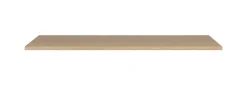 3xE Living Plateau pour armoire de salle de bain, couleur: Chêne Clair, dimensions: 100 x 45 x 1,6 cm