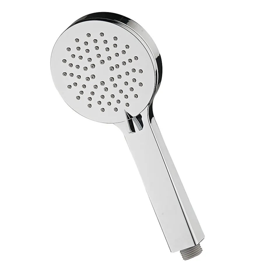 Kibath Poignée de douche manuelle 3 positions ALAS ronde finition chrome brillant en ABS