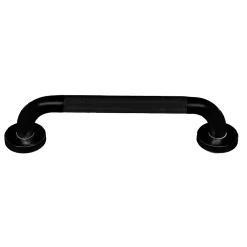 Kibath Poignée de sécurité antidérapante de 40 cm avec finition NOIRE mate en acier inoxydable* Barre D'Appui