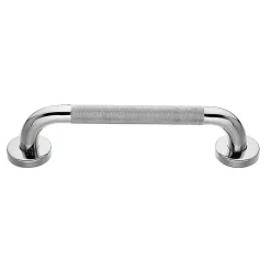 Kibath Poignée de sécurité antidérapante de 40 cm avec finition chromée polie en acier inoxydable* Barre D'Appui