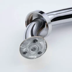 Kibath Poignée de sécurité antidérapante de 25 cm avec finition chromée polie en acier inoxydable