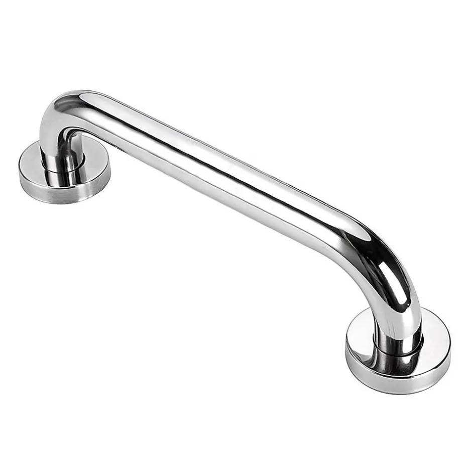 Kibath Poignée de sécurité LISA 30 cm, finition chrome poli, en acier inoxydable* Barre D'Appui