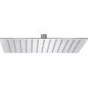 Helloshop26 Pomme de douche pluie 30x30 cm argente* Pommeau De Douche, Flexible Et Barre De Douche