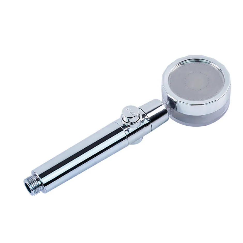 Deko Pommeau de douche à économie d'eau, douchette à main avec filtre à visser, pommeau de douche avec flexible (or)