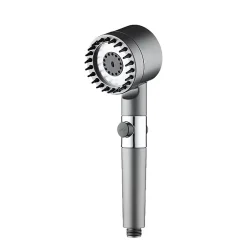 Deko Pommeau de douche à main - Avec filtre - Haute pression - Économie d'eau - Buse en silicone