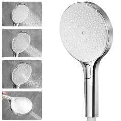 Auralum Max Pommeau de douche avec 4 en 1 avec Fonction Spray Pomme de douche Kit de douche