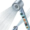 Vendos85 Pommeau de douche bleu haute pression 4 modes* Pommeau De Douche, Flexible Et Barre De Douche