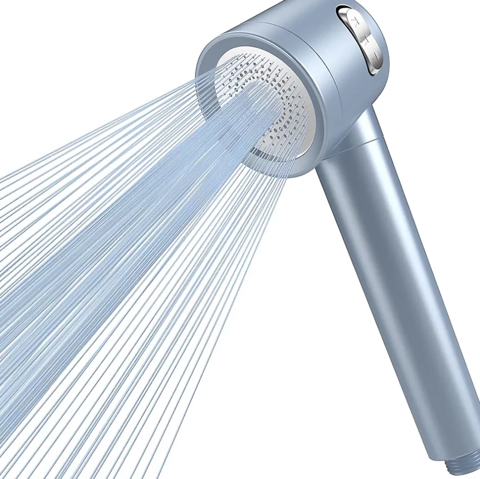 Vendos85 Pommeau de douche bleu haute pression 3 jets filtré* Pommeau De Douche, Flexible Et Barre De Douche