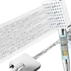 Vendos85 Pommeau de douche chromé 6+1 jets avec filtre 20 étapes