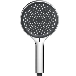 Deko Pommeau de douche économiseur d'eau,, arrêt d'eau et filtre, chrome (argent - noir)* Pommeau De Douche, Flexible Et Barre De Douche