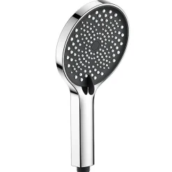 Deko Pommeau de douche économiseur d'eau,, arrêt d'eau et filtre, chrome (argent - noir)* Pommeau De Douche, Flexible Et Barre De Douche