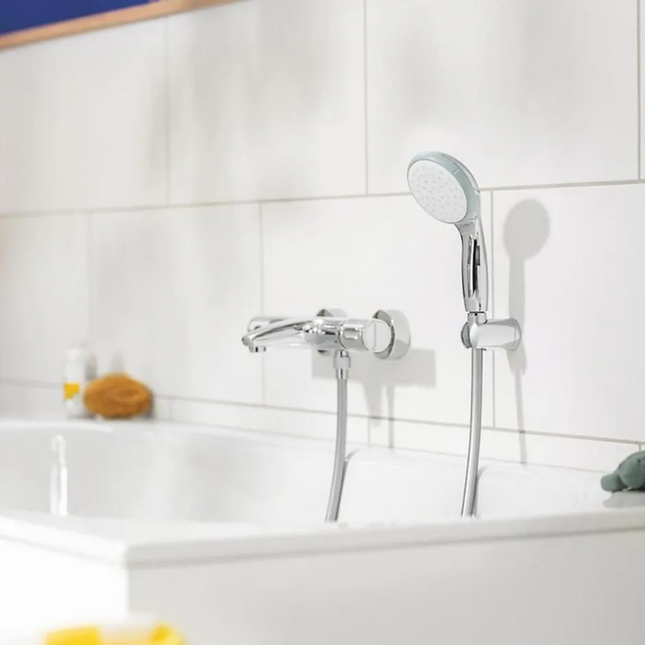Grohe Pommeau de douche Quickfix Vitalio START Go 100* Pommeau De Douche, Flexible Et Barre De Douche