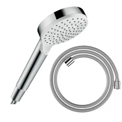 Hansgrohe Pommeau de douche Crometta + Flexible Designflex 160 cm chromé