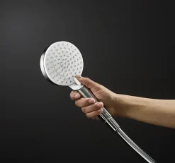 Hansgrohe Pommeau de douche Crometta 2 jets coloris blanc en plastique ABS et polypropylène
