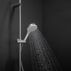 Hansgrohe Pommeau de douche Crometta 2 jets coloris blanc en plastique ABS et polypropylène