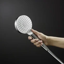 Hansgrohe Pommeau de douche Crometta + Flexible Metaflex 160 cm chromé* Pommeau De Douche, Flexible Et Barre De Douche