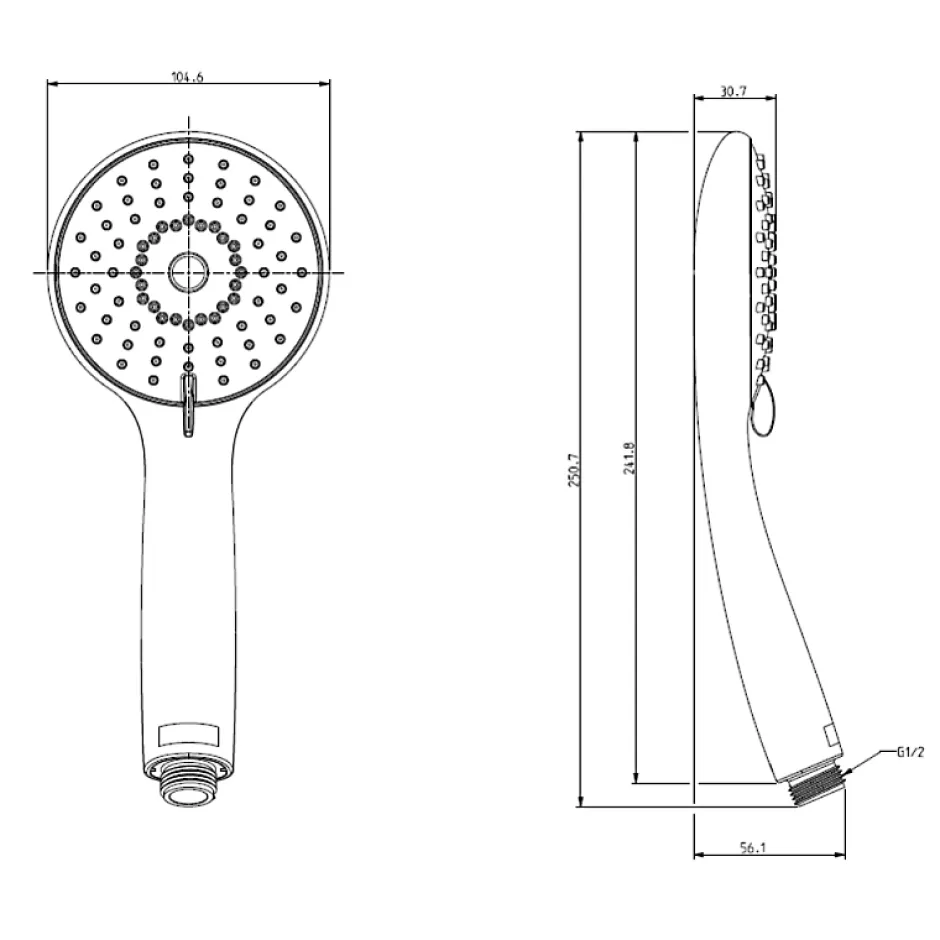 Jacob Delafon Pommeau de douche Juliette noir mat + flexible et support de douche noir mat