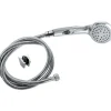 Rousseau Pommeau de douche Heko - Flexible 1J ANTI CALCAIRE STOP'O chromé - Garantie 5 ans* Pommeau De Douche, Flexible Et Barre De Douche
