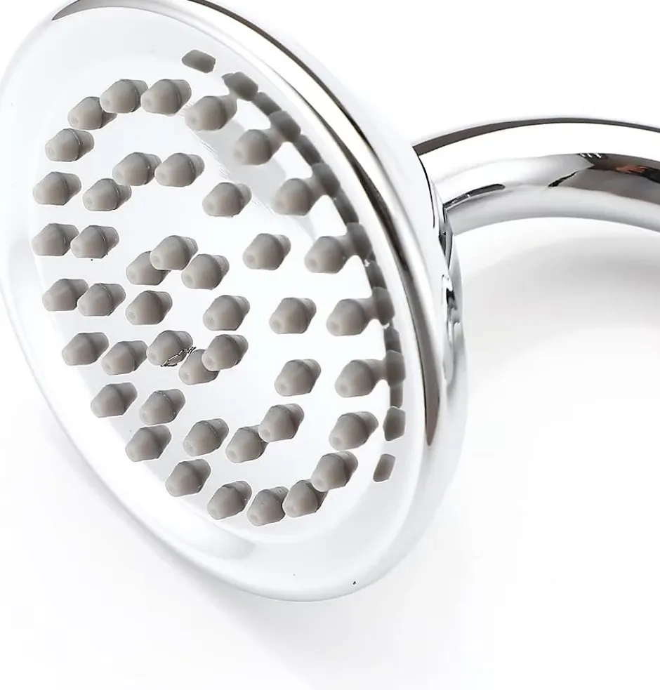 Deko Pommeau de douche traditionnel en laiton chromé et céramique de pour salle de bain* Pommeau De Douche, Flexible Et Barre De Douche