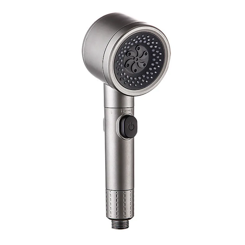 Deko Pommeau de douche universel avec filtre, 3 modes de pulvérisation et bouton pause* Pommeau De Douche, Flexible Et Barre De Douche