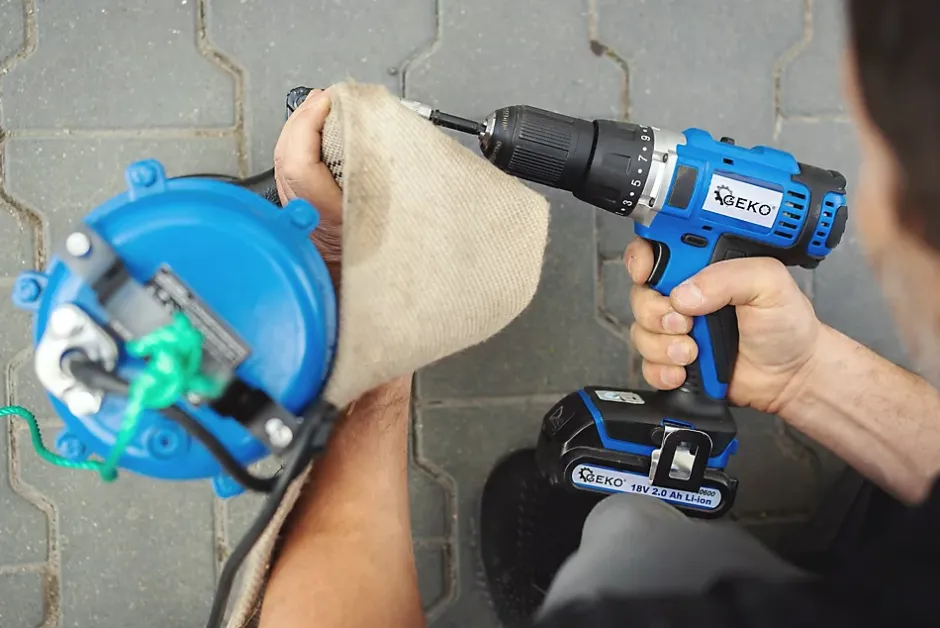 Geko Pompe À Eaux Usées Avec Déchiqueteur WQD 550W Vert