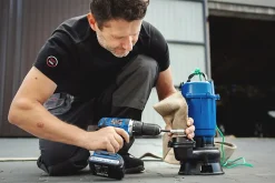 Geko Pompe À Eaux Usées Avec Déchiqueteur WQD 550W Vert