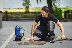Geko Pompe À Eaux Usées Avec Déchiqueteur WQD 550W Vert
