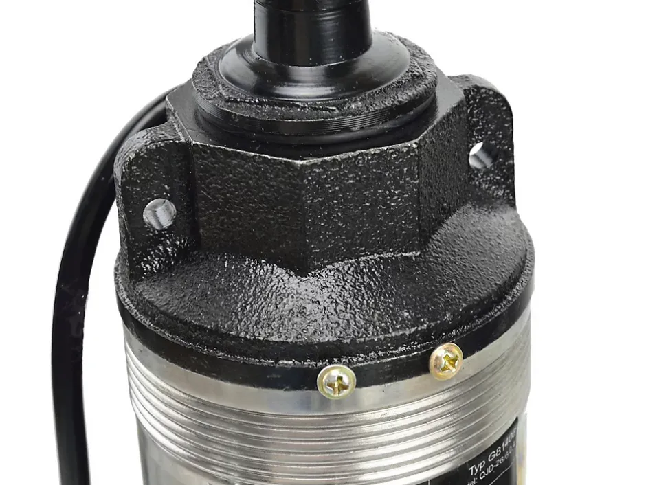Geko Pompe De Forage QJD 26/6 0,4 kW 60 Lpm 26 m 95 mm Puissante* Wc Chimique Et Broyeur