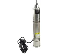 Geko Pompe de Puits Profond à Vis 750 W Diamètre 100 mm Hauteur 100 m