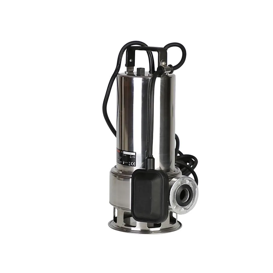 Fuxtec Pompe de relevage eaux usées - FX-TP11100 - INOX 1100W débit 15000 litres par heure* Wc Chimique Et Broyeur