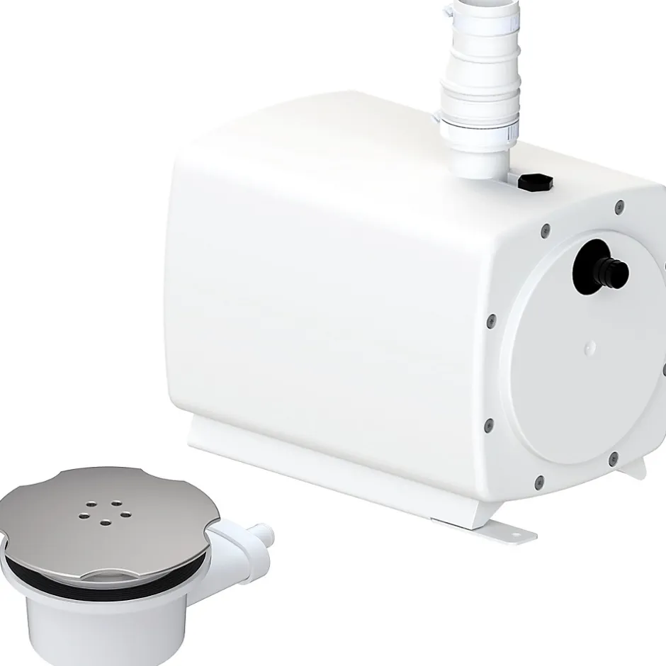 SFA Pompe de relevage pour douche extra-plate avec bonde, Sanipompe Floor