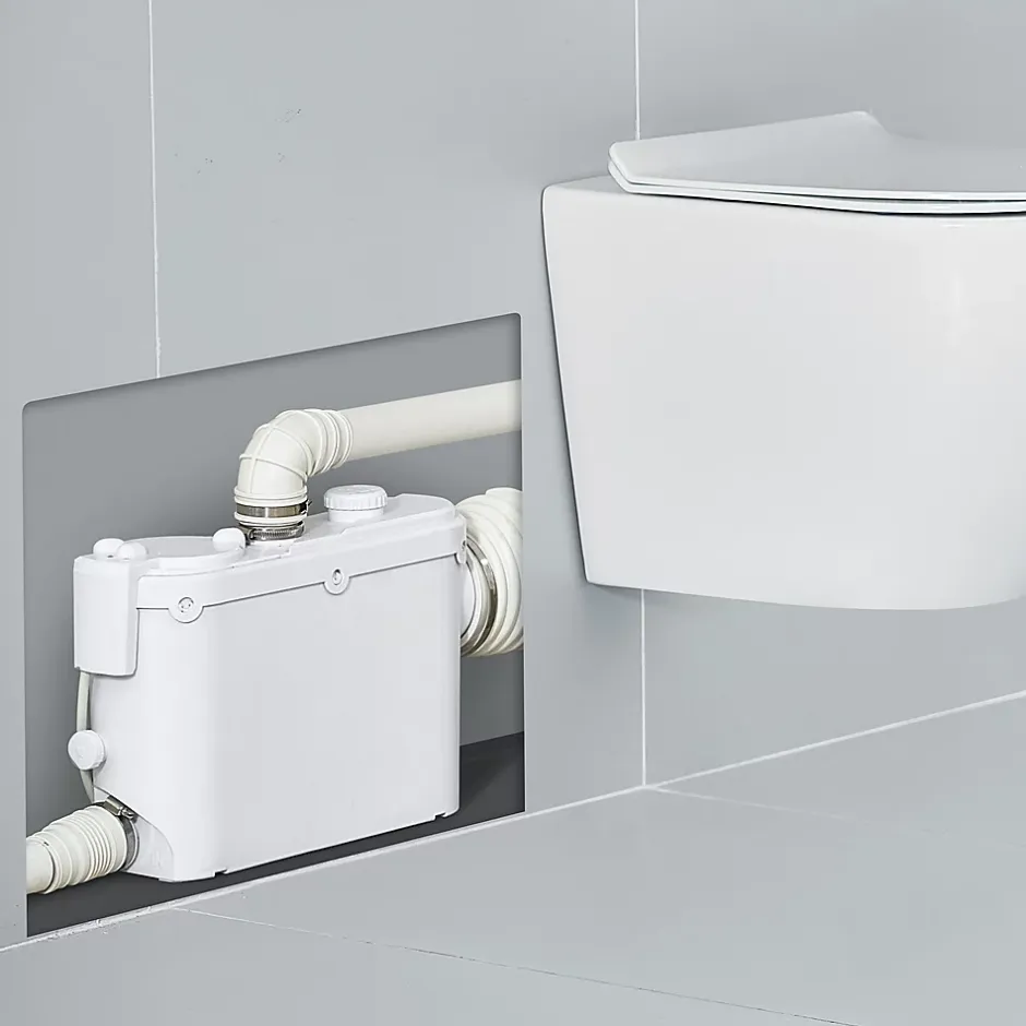 Vevor Pompe macératrice 500W, 6600 L h, ht. manométrique 8 m, 3 entrées eau, eaux usées.