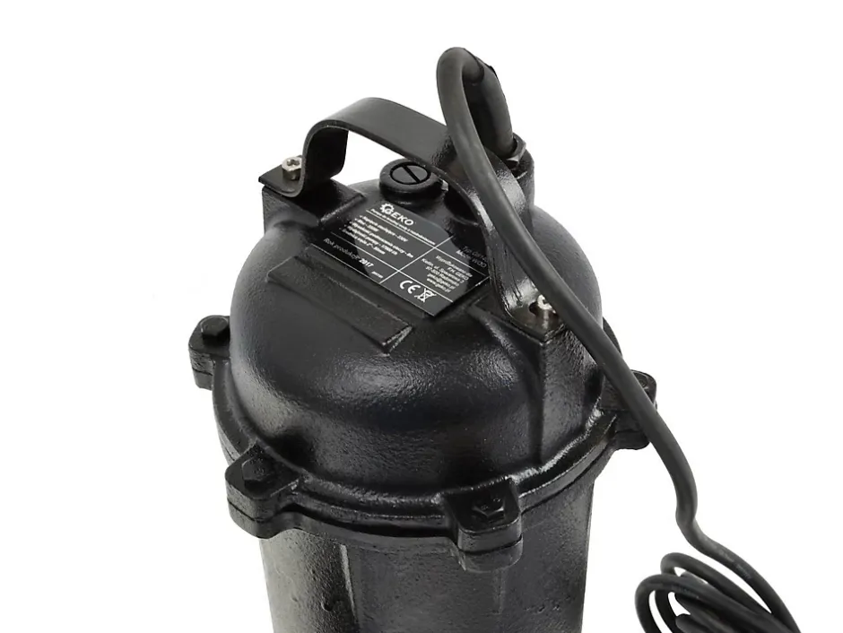 Geko Pompe WQD 550W Avec Broyeur Pour Eaux Sales Noire Robuste* Wc Chimique Et Broyeur