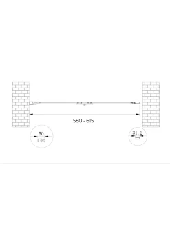 Laneri Porte de douche 6 mm pliante pour installation en niche - 58-61,5* Porte De Douche