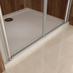 AICA Sanitaire Porte de douche battante 105cm en verre anticalcaire Porte de douche Hauteur 197cm* Porte De Douche