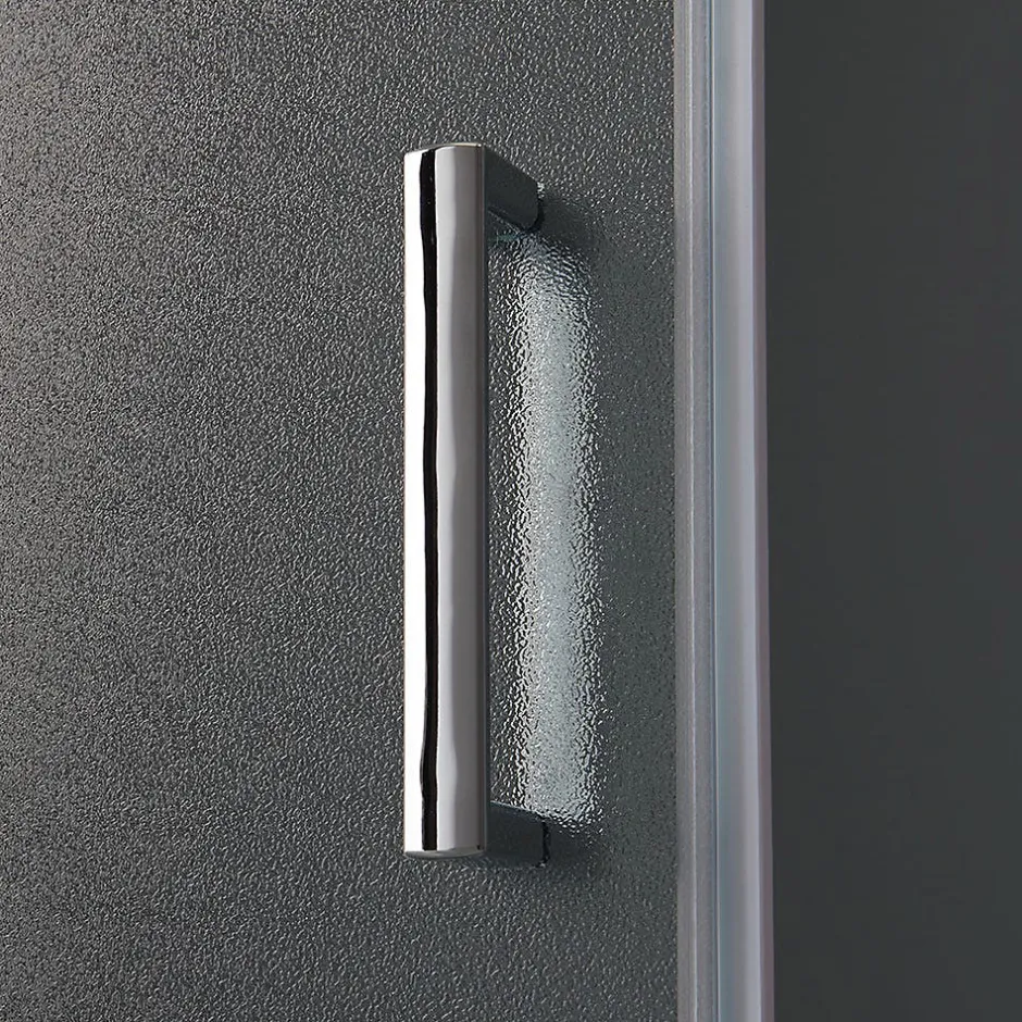 Kiamami Valentina Porte De Douche Carrée 80X80 Cm Mat Effet Peau D'orange 6 Mm - Giada* Porte De Douche