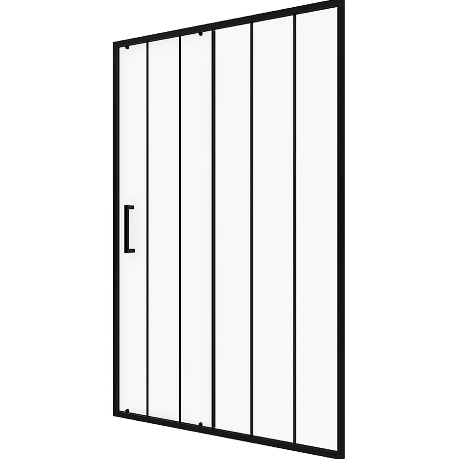 Galedo Porte de douche coulissante noir FactorX 120cm* Porte De Douche