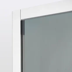 Cooke & Lewis Porte de douche coulissante Zilia verre fumé 140 cm* Porte De Douche