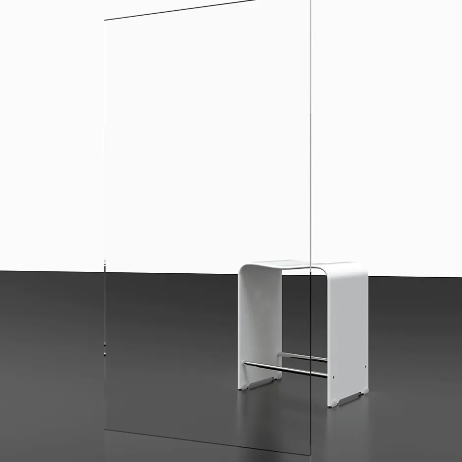 Schulte Porte de douche coulissante avec roulettes l.100 x H.200 cm, verre transparent anticalcaire, profilé noir mat, NewStyle* Porte De Douche