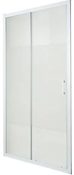 Cooke & Lewis Porte de douche coulissante Onega sérigraphié 120 cm