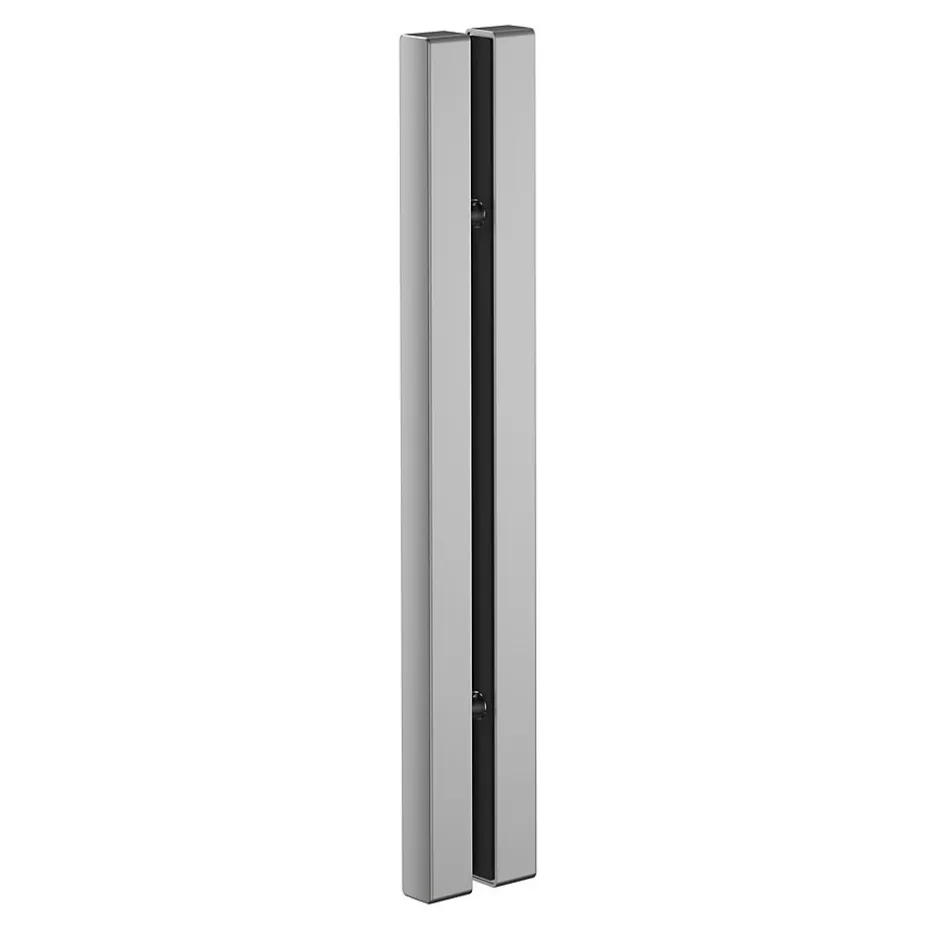 Schulte Porte de douche coulissante avec roulettes l.100 x H.200 cm, verre transparent anticalcaire, profilé chromé, NewStyle* Porte De Douche