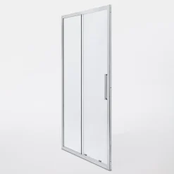 Cooke & Lewis Porte de douche coulissante Zilia transparent 140 cm