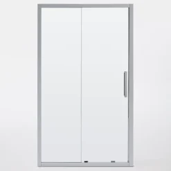 Cooke & Lewis Porte de douche coulissante Zilia transparent 140 cm