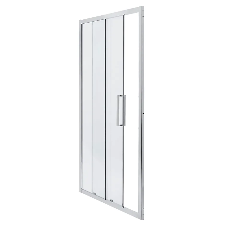 Cooke & Lewis Porte de douche coulissante Zilia transparent 140 cm